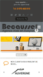 Mobile Screenshot of becausse.com